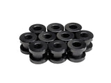 1010 One Piece Black Rail Buttons (Pack of 10)