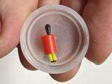 e-match installed through bottle cap lid 